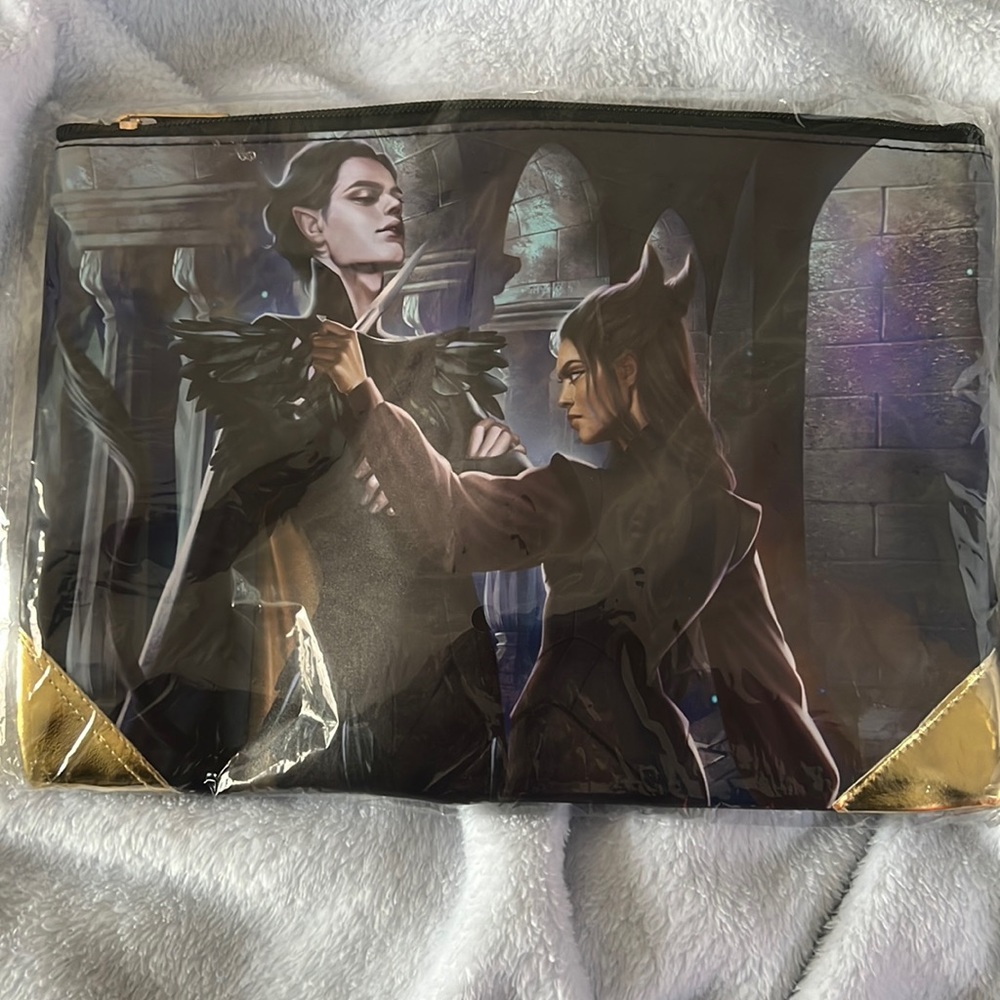The Bookish box zippered pouch -the cruel prince inspired